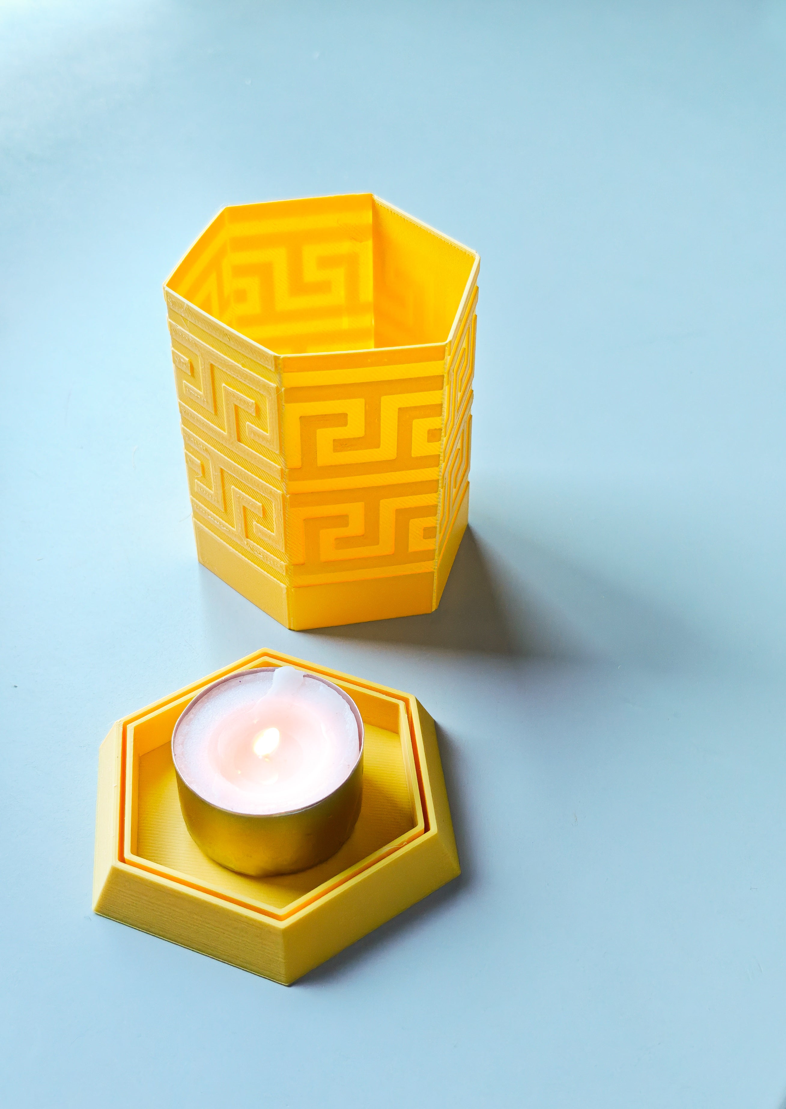 Meander Tealight Holder