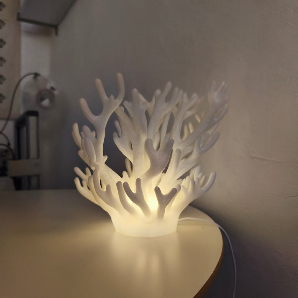 Coral Lamp — vy 5, Bordslampa Skenloft