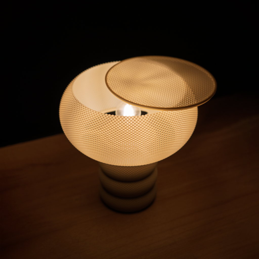 Michelle Table Lamp detalj — unik design, handgjord