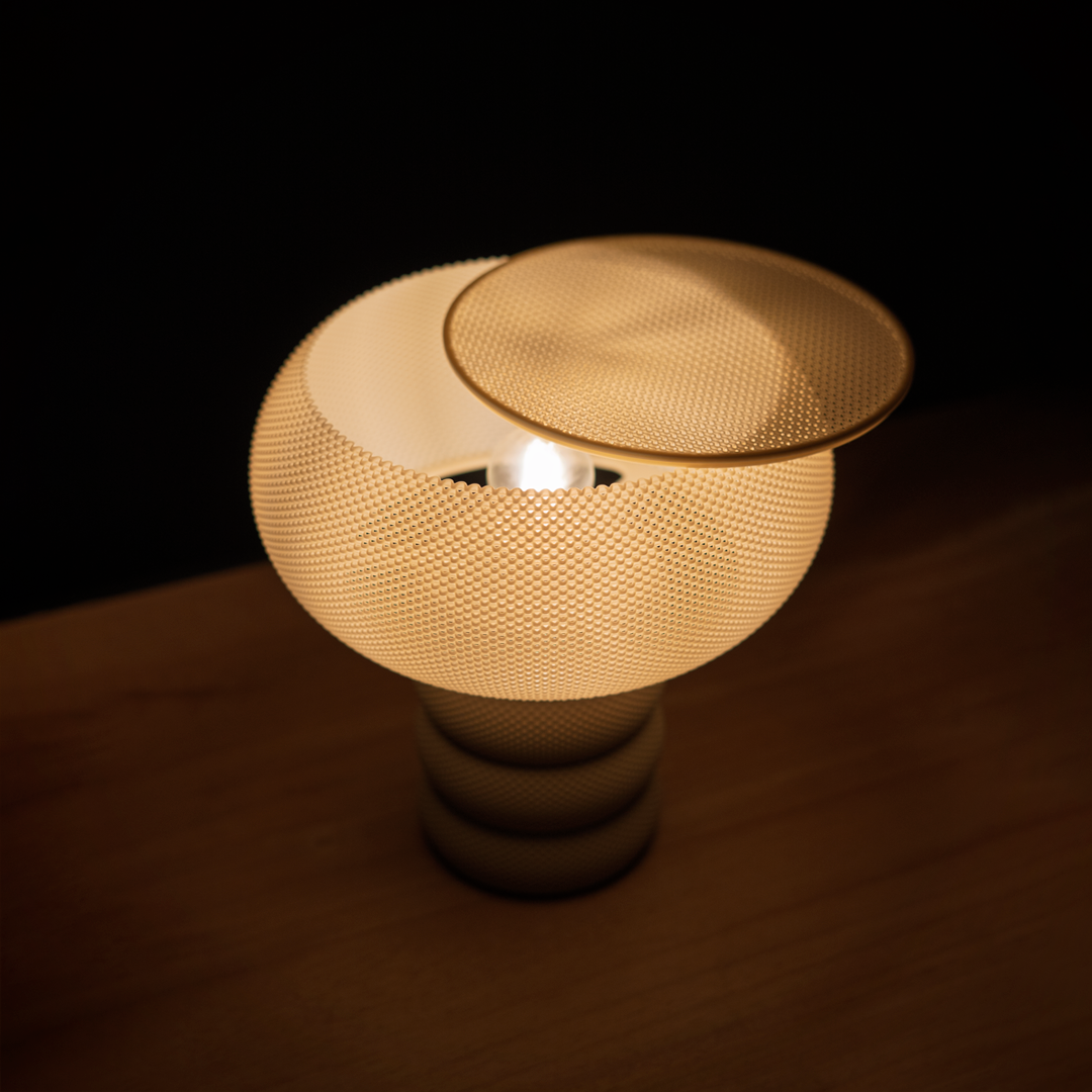 Michelle Table Lamp detalj — unik design, handgjord