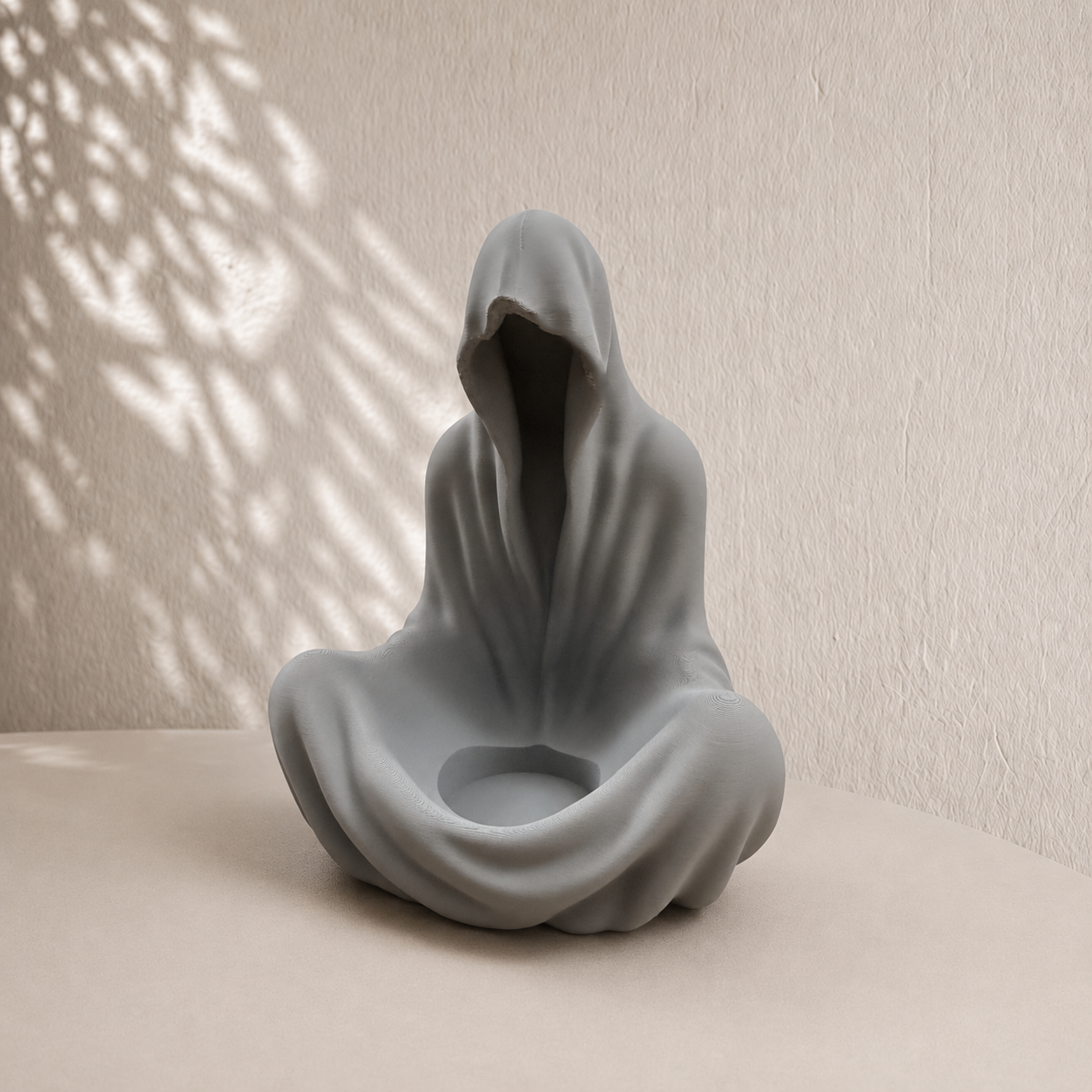 Hooded LED Candle Holder detalj — unik design, handgjord
