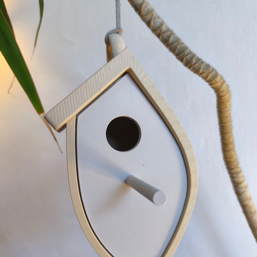 Tree Leaf Birdhouse — vy 5, Fågelholk Skenloft