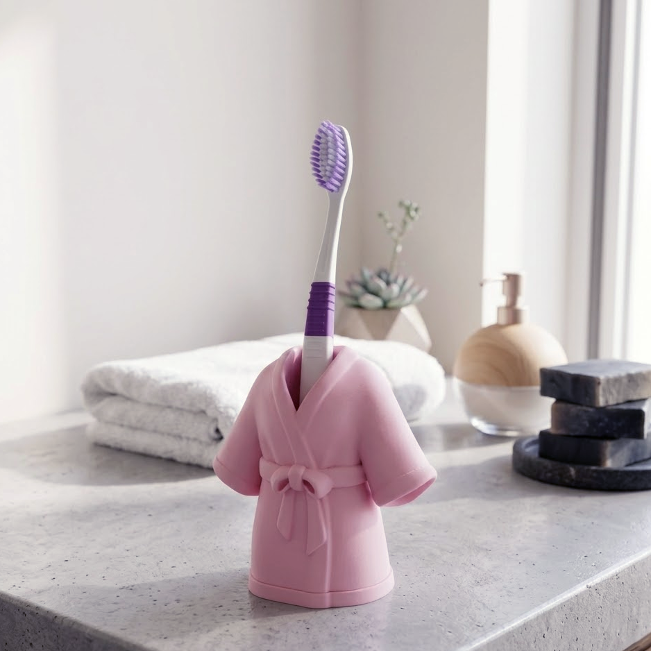 Robe Toothbrush Holder — Badrumstillbehör från Skenloft, handgjord i Sverige