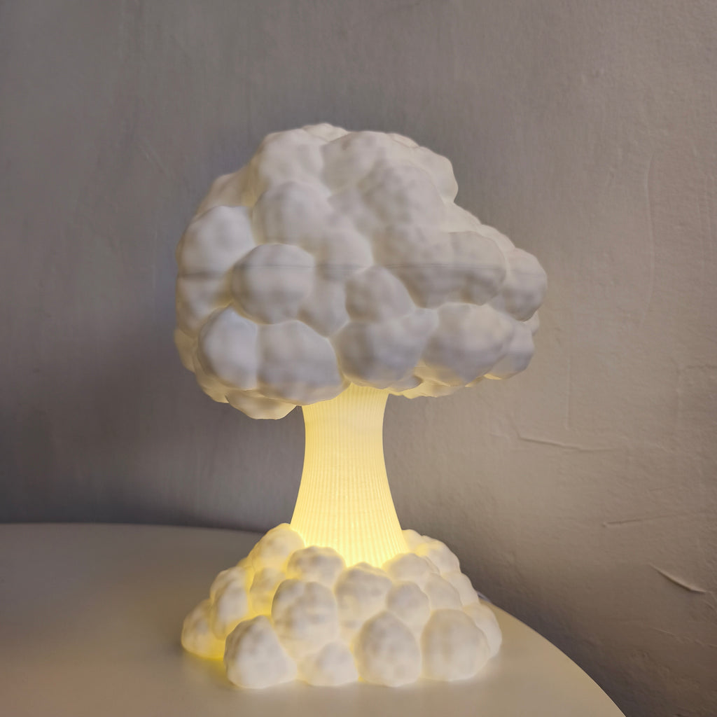 Nuclear Cloud Lamp — vy 5, Bordslampa Skenloft
