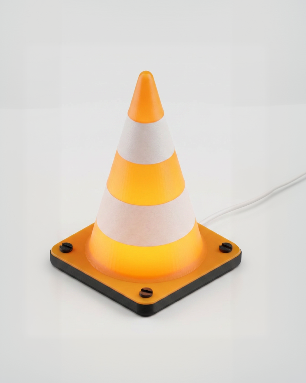 Retro Traffic Cone Desk Light