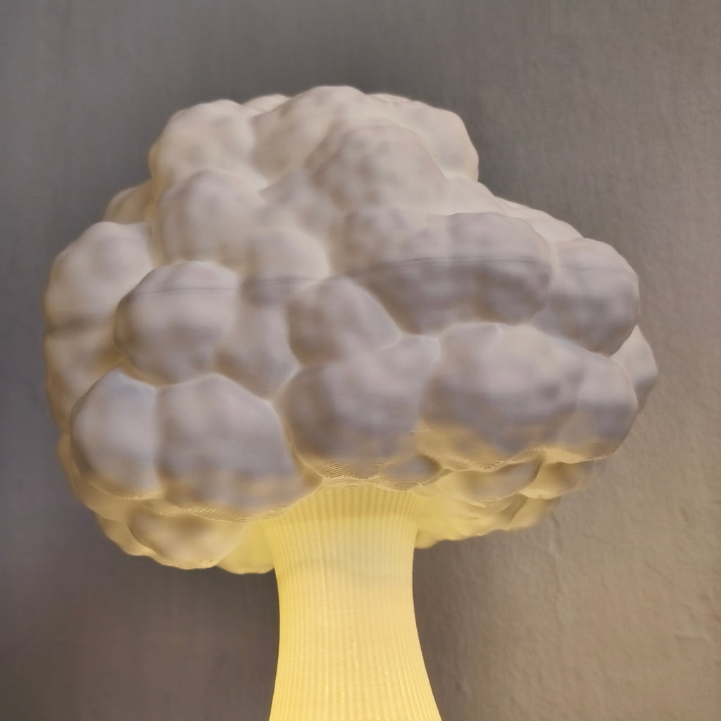 Nuclear Cloud Lamp — vy 10, Bordslampa Skenloft