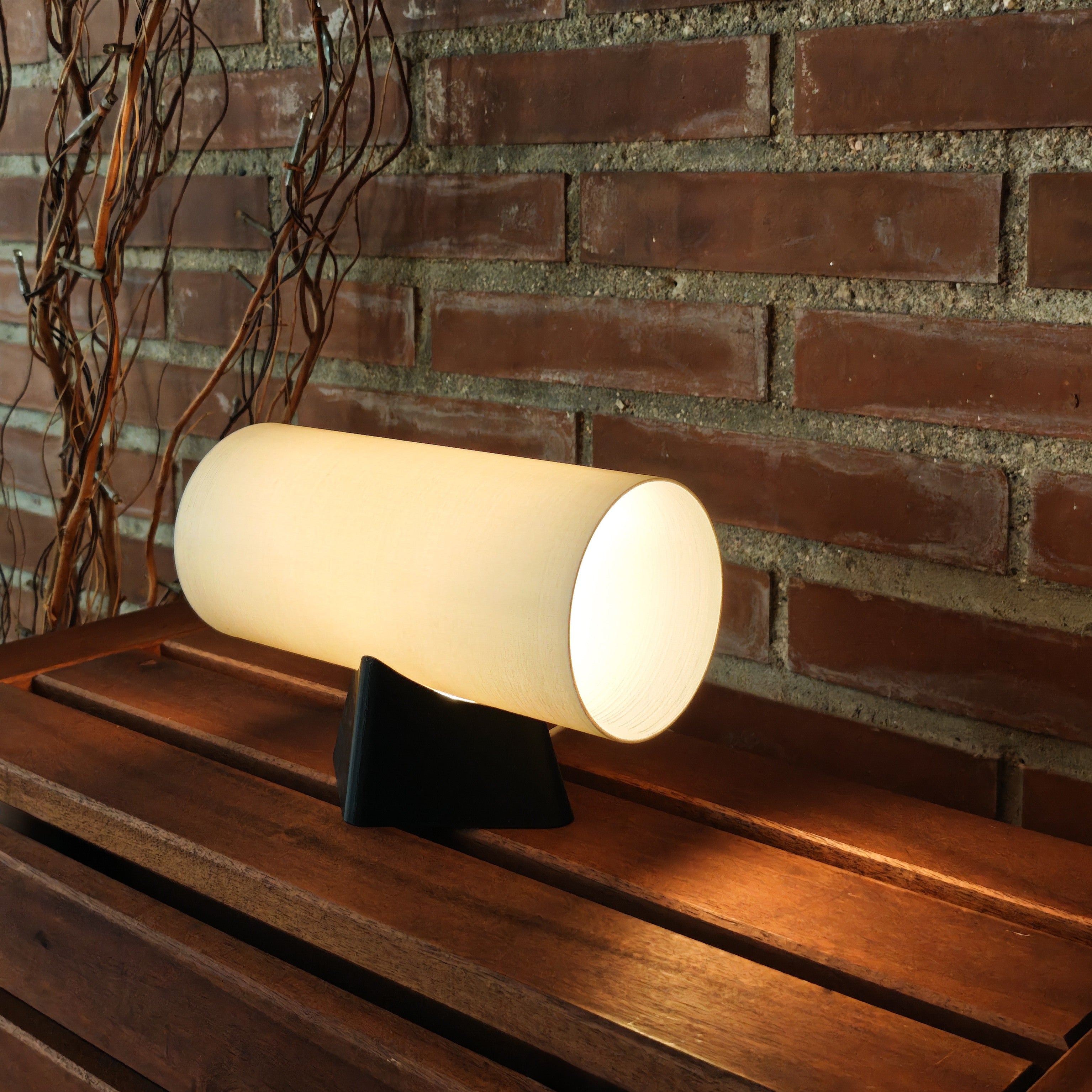 Rotor Lamp detalj — unik design, handgjord
