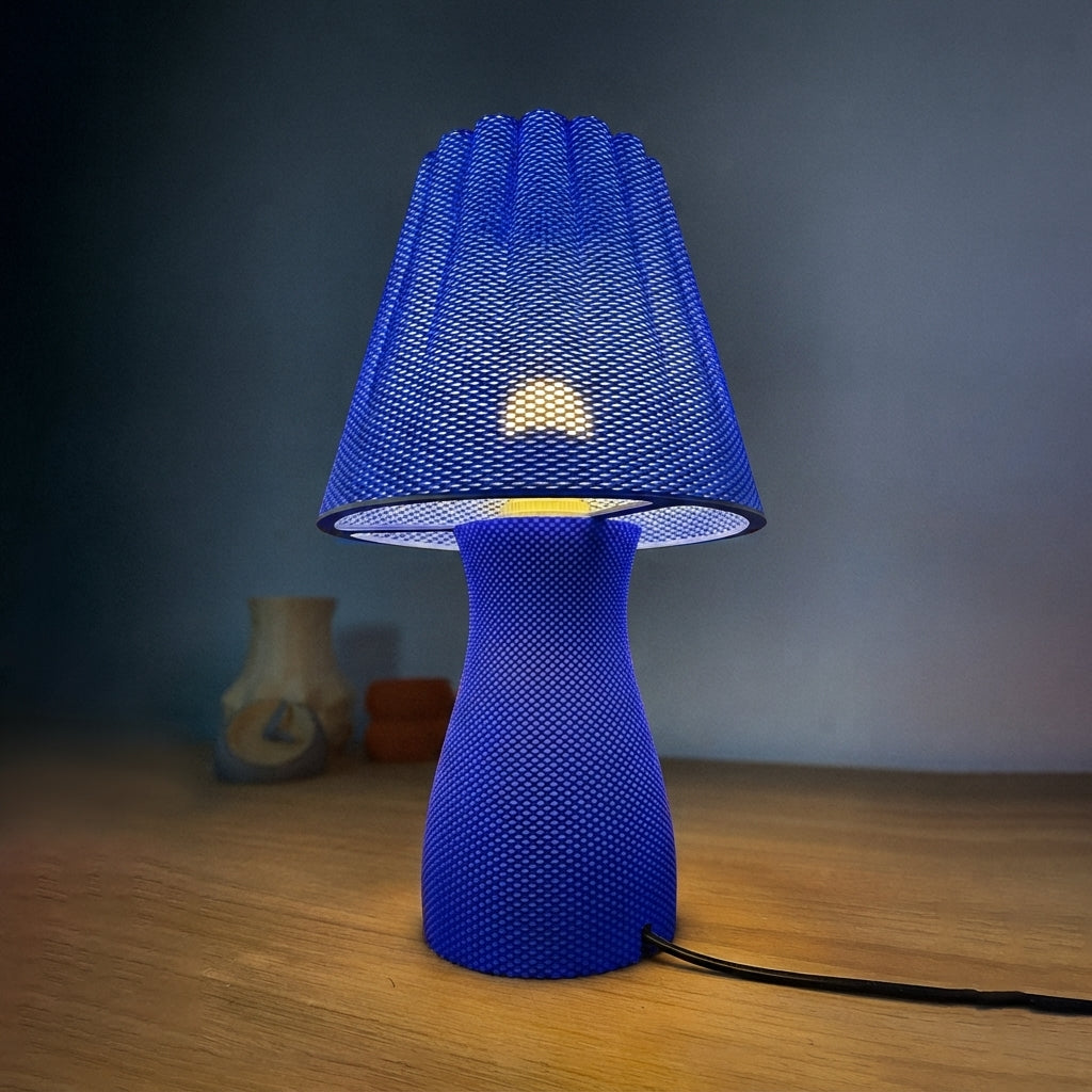Carmen Table Lamp - Electric Blue