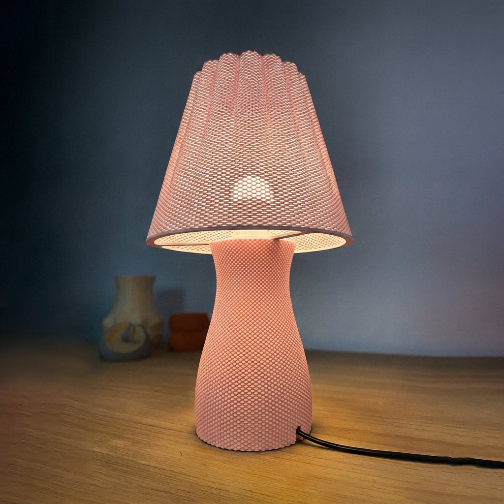 Carmen Table Lamp - Pastel Rosa