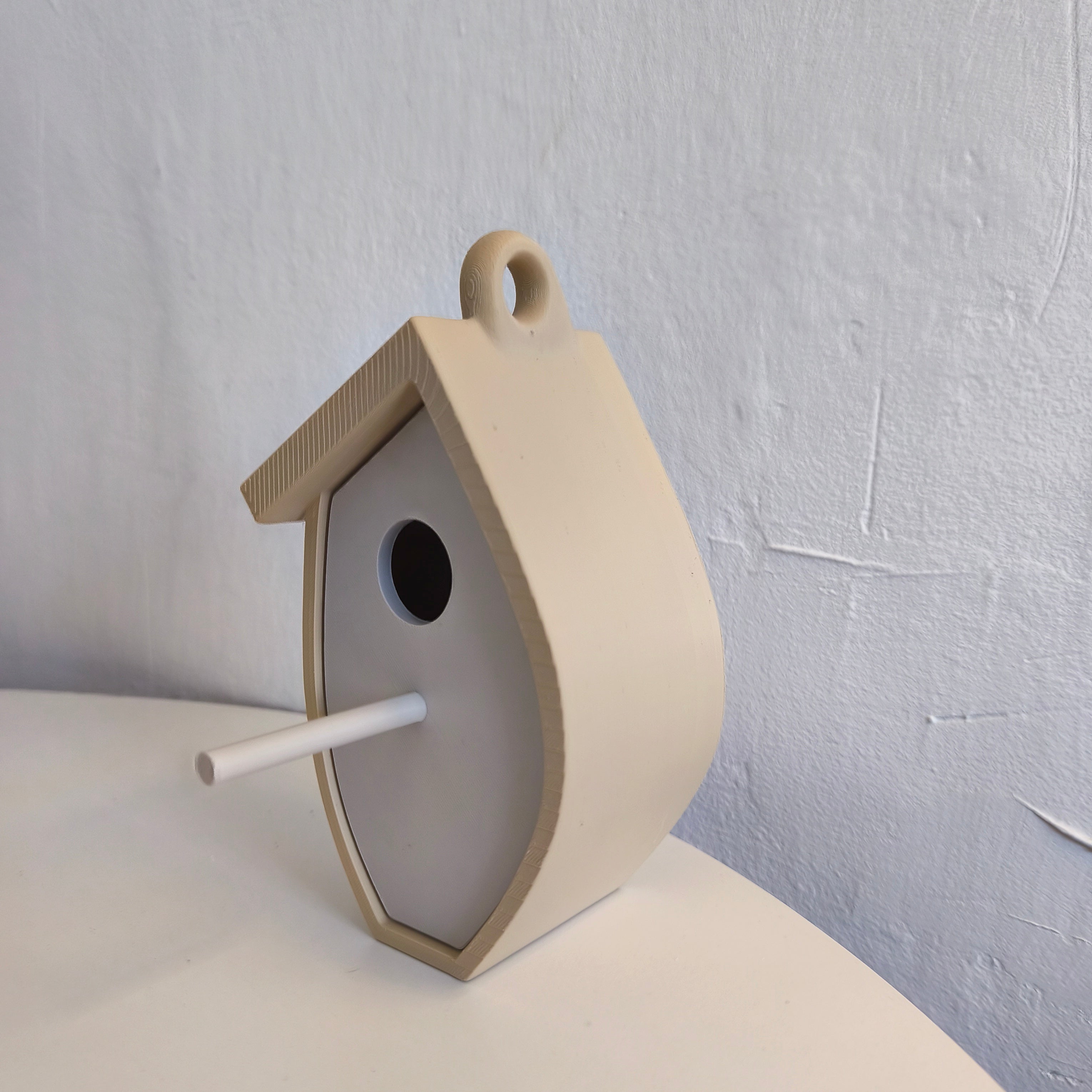 Tree Leaf Birdhouse — vy 10, Fågelholk Skenloft