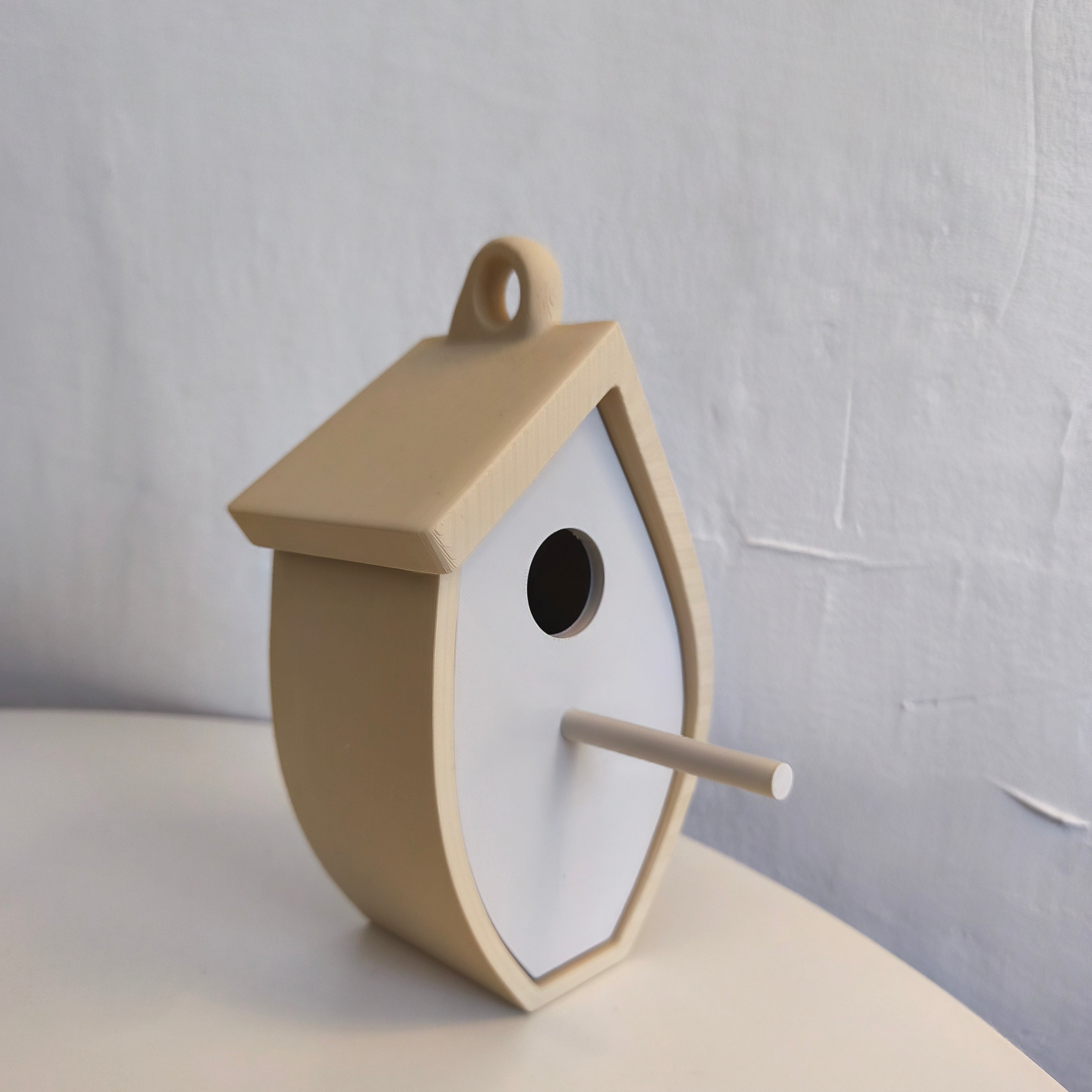 Tree Leaf Birdhouse — vy 9, Fågelholk Skenloft