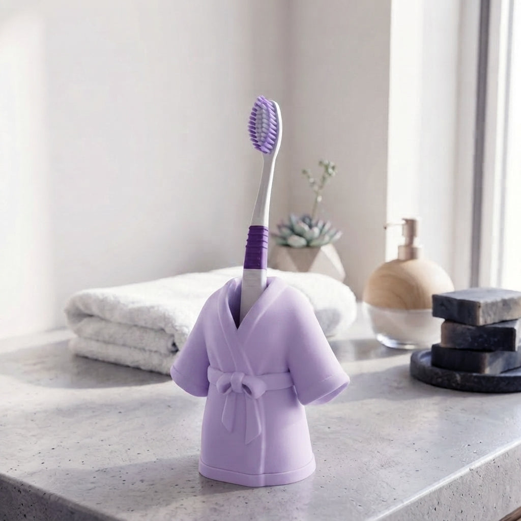 Robe Toothbrush Holder - Lila