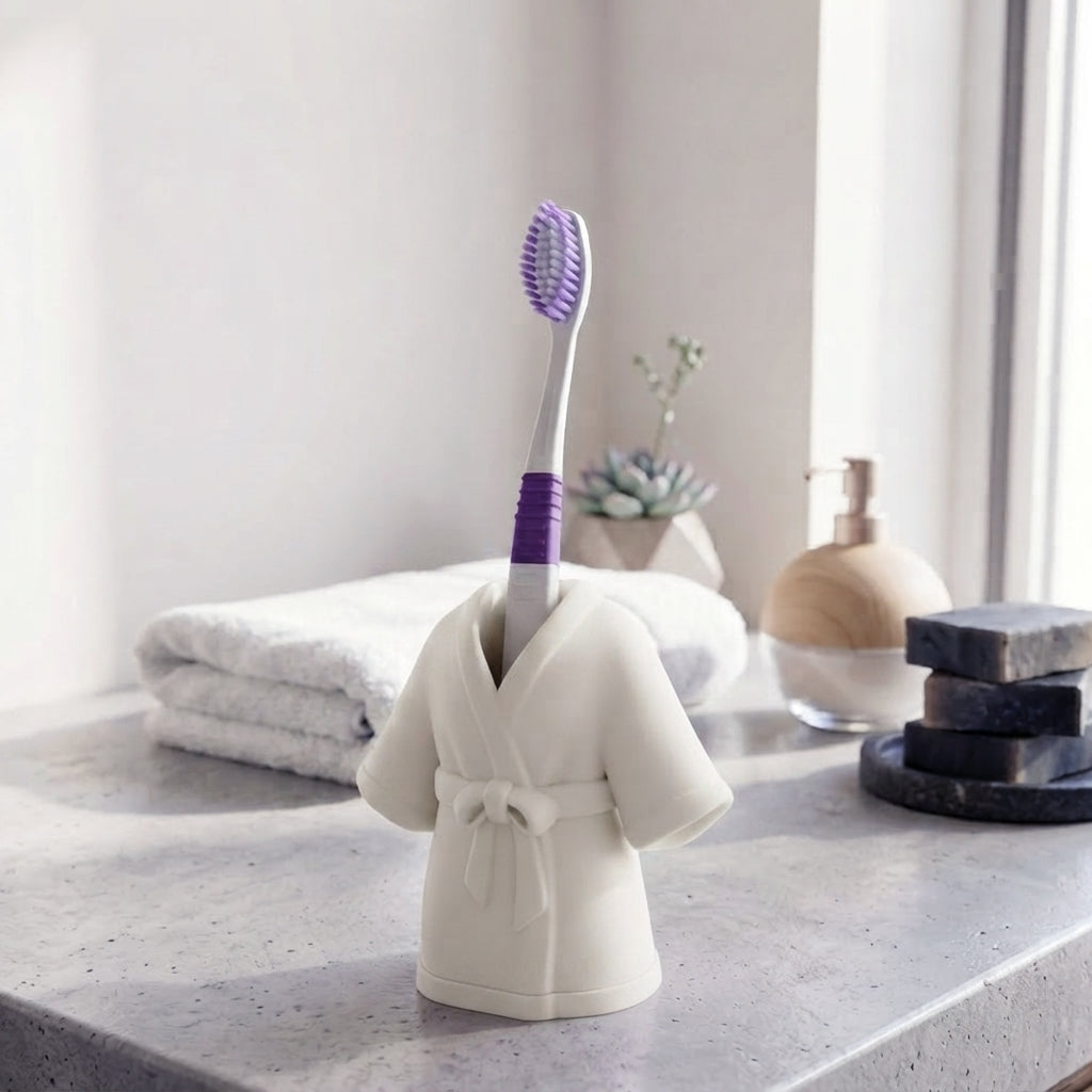 Robe Toothbrush Holder - Vit